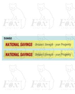 Advertisement 1950s & 1960s - NATIONAL SAVINGS - Britains