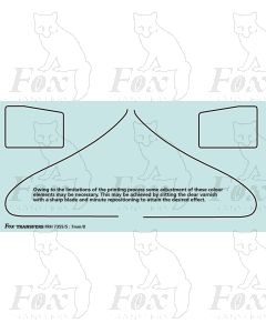 Gresley A4 , B17 & P2 Locomotive Lining (Parabolic Curves and cab only)