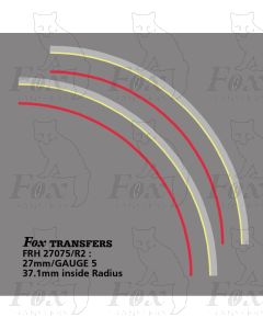 General Mixed Traffic Lining - LNWR & BR - Large radius corners (Suitable for B1 Locos)