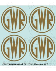 GWR Shirtbutton Loco Motifs