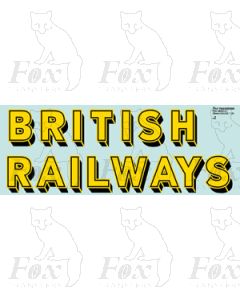 SR - BRITISH RAILWAYS Bulleid Sunshine Lettering