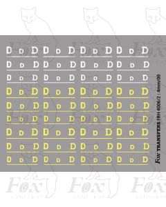 Early Diesel D Prefixes