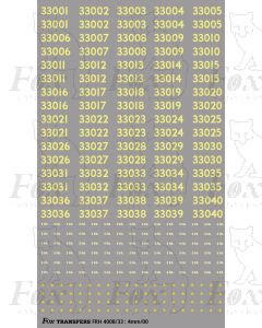 Cabside numbersets for complete class of Bulleid Q1