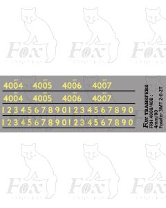 Cabside numbering for Fowler 3MT 2-6-2T locos