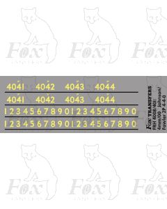 Cabside numbering for Johnson/Fowler 2P 4-4-0 locos