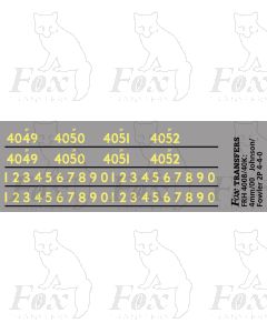 Cabside numbering for Johnson/Fowler 2P 4-4-0 locos