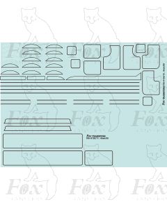 GWR Large Tender Locomotive Lining Set