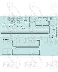 BR/WR Large Tender Locomotive Lining Set