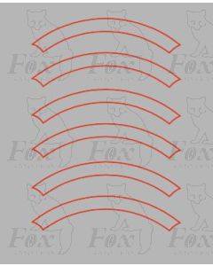 HALL CLASS PLINTH LINING IN RED OR ORANGE