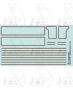 Ex-GWR Large Prairie Loco Lining Set