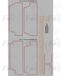 LMS Princess Coronation Post World War II Lining Set