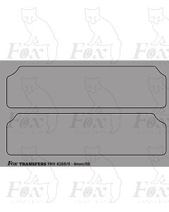 Old Design ready-to-run Tender Lining