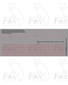 Ivatt Class 2 Tank Locomotive Lining Set