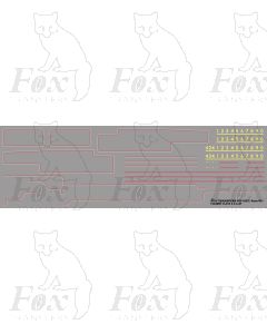 Stanier Class 4 Mixed Traffic Lining set