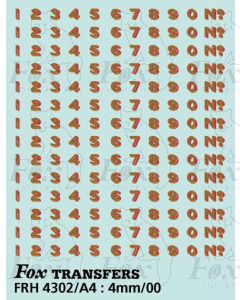 LNER Smokebox casing numbers for Gresley A4-Class Streamliners