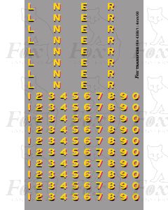 LNER Later Lettering/Numbering for green Locos