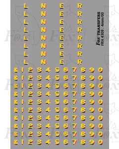 LNER Earlier Lettering/Numbering for green Locos