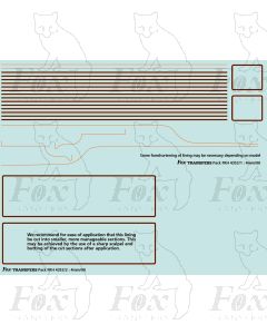 A1 & A2 Classes Loco Lining Set