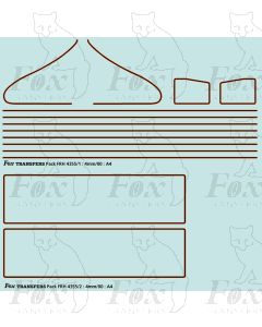 Gresley A4 Loco Lining Set