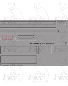 LNER B2 Locomotive/Group Standard tender lining set