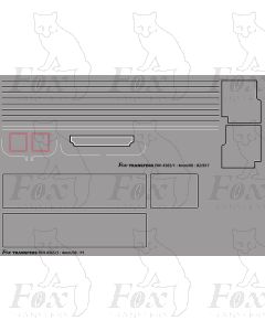 LNER B2 LNER locomotive/P1 tender lining set