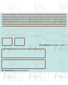 V2 Class Loco Lining Set