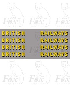 SR - BRITISH RAILWAYS Bulleid Sunshine Lettering 