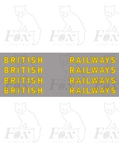 SR - BRITISH RAILWAYS Bulleid Lettering 