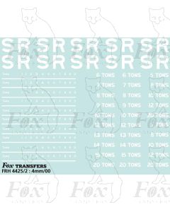 SR Railway Freight Wagon Markings