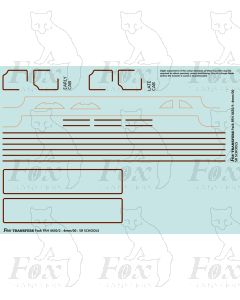 Schools Class Tender Loco Lining Set