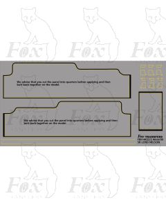 Lord Nelson Class Tender and Footplate linings