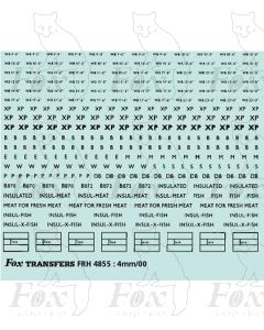 Freight Vehicle XP, Wheelbase and Name Graphics