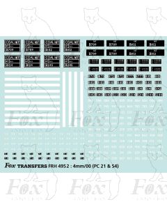 16 ton Mineral/Rivetted Body Wagon Markings