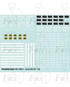 16 ton Vacuum-Fitted Mineral Wagon Markings