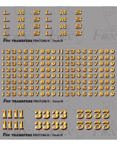 LMS 1930s style Coaching Stock Brandings
