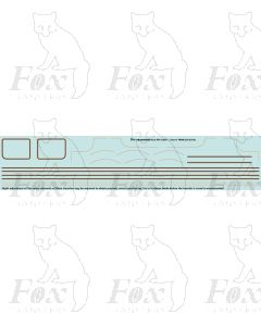 Stanier Pacific Princess Royal Class Locomotive Lining for Green Livery