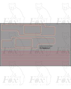 Fairburn Class 4 2-6-4 Tank Lining Set