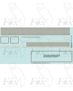 A1 & A2 Classes Loco Lining Set