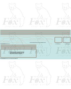 A3 Class Loco Lining Set