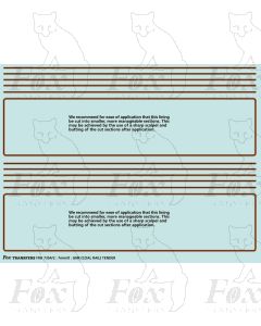 A3 Class Coal Rail type Tender Lining Set