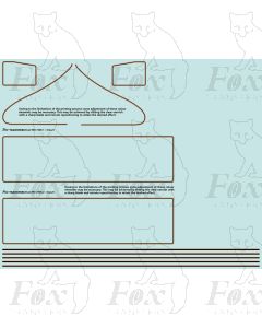 Gresley A4 BR Brunswick Green Locomotive Lining Set