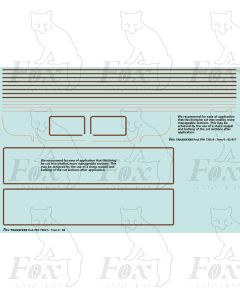 B2 Tender Loco Lining Set 