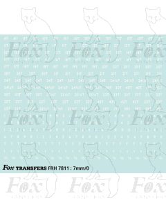 Freight Wagon Tonnage Markings