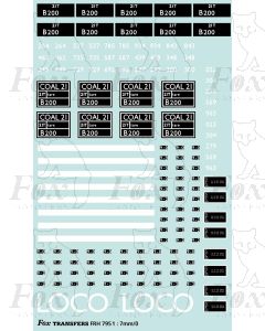 Coal Wagon Markings