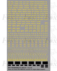 BR British Railways General Engineers Fishkind Wagon Liveries