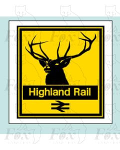 Highland Rail - STICKER