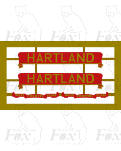 34101RB  HARTLAND (includes backing plates)