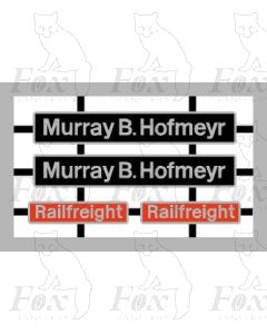 20137 Murray B Hofmeyr (with red Railfreight plaques)