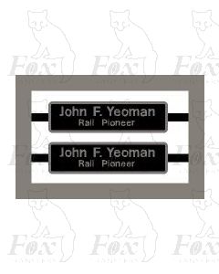 59206 John F Yeoman Rail Pioneer