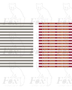 KING'S CROSS - EDINBURGH - Steel Coachboards